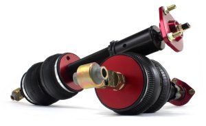Lexus GS300 Coilover Suspension Kit - Rear - Air Lift - Air Lift Performance with Adjustable Monotube - Black and Red - `98-`05